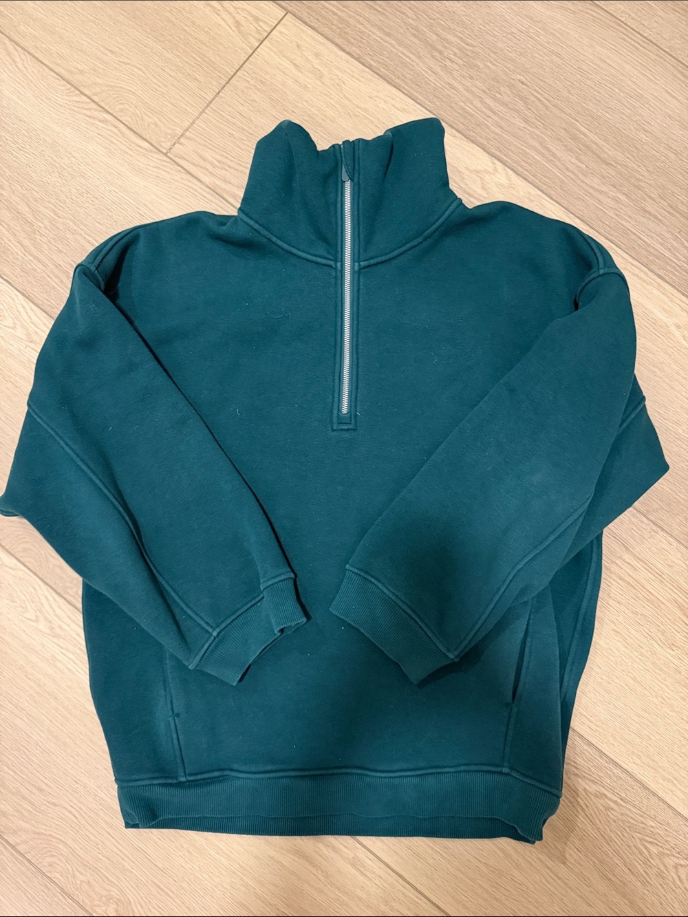 lululemon athletica Women's Half-Zip Sweater - Teal